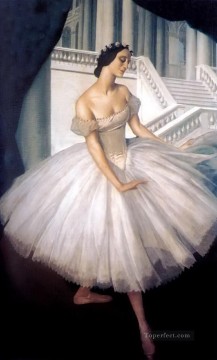 Dancing Ballet Painting - nude Ballet 87